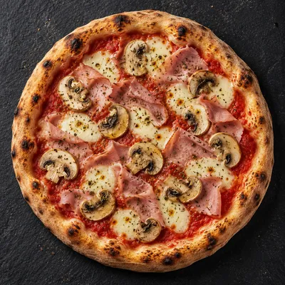 Pizza Prosciutto e Funghi