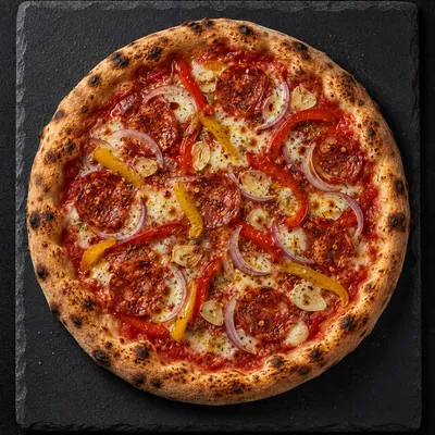 Pizza Calabrese (scharf)
