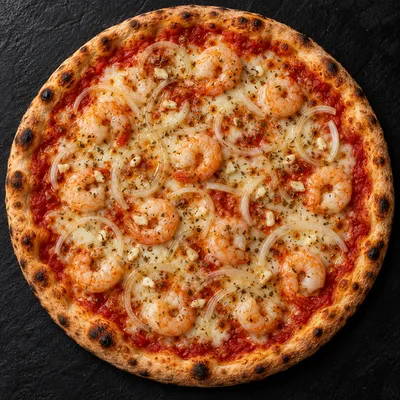 Pizza Crevetten