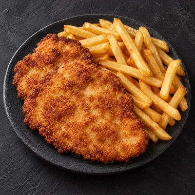 Paniertes Pouletschnitzel