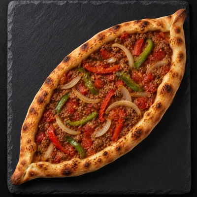 Pide mit Kalbsfleisch