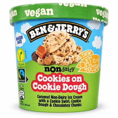 Ben & Jerry's Vegan Cookies on Cookie Dough