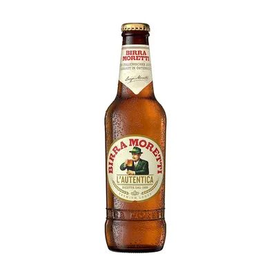 Birra Moretti im Glas 0,33l