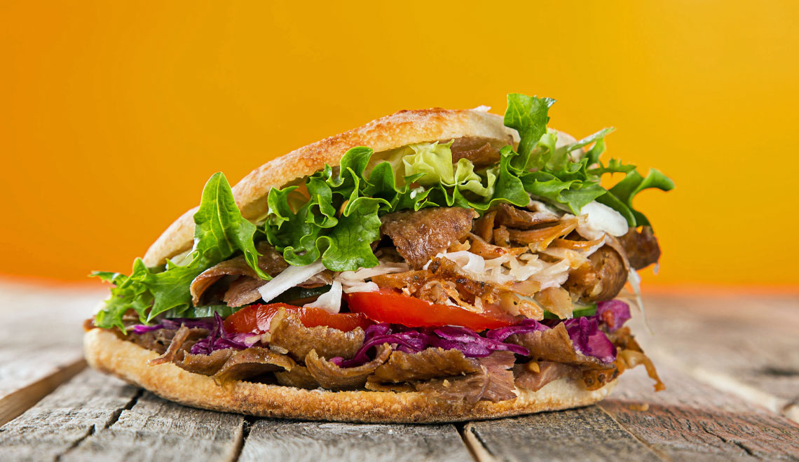 Kebap im Brot